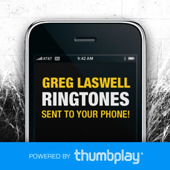 Greg Laswell Ringtones Sent To Your Phone!